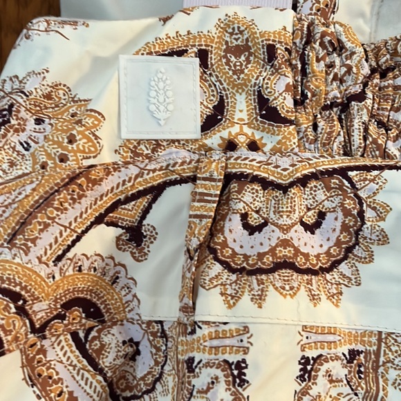 Free People Movement Alpine Glow Printed Snow Bib in Brushed Sail Paisley Size S - Picture 12 of 15